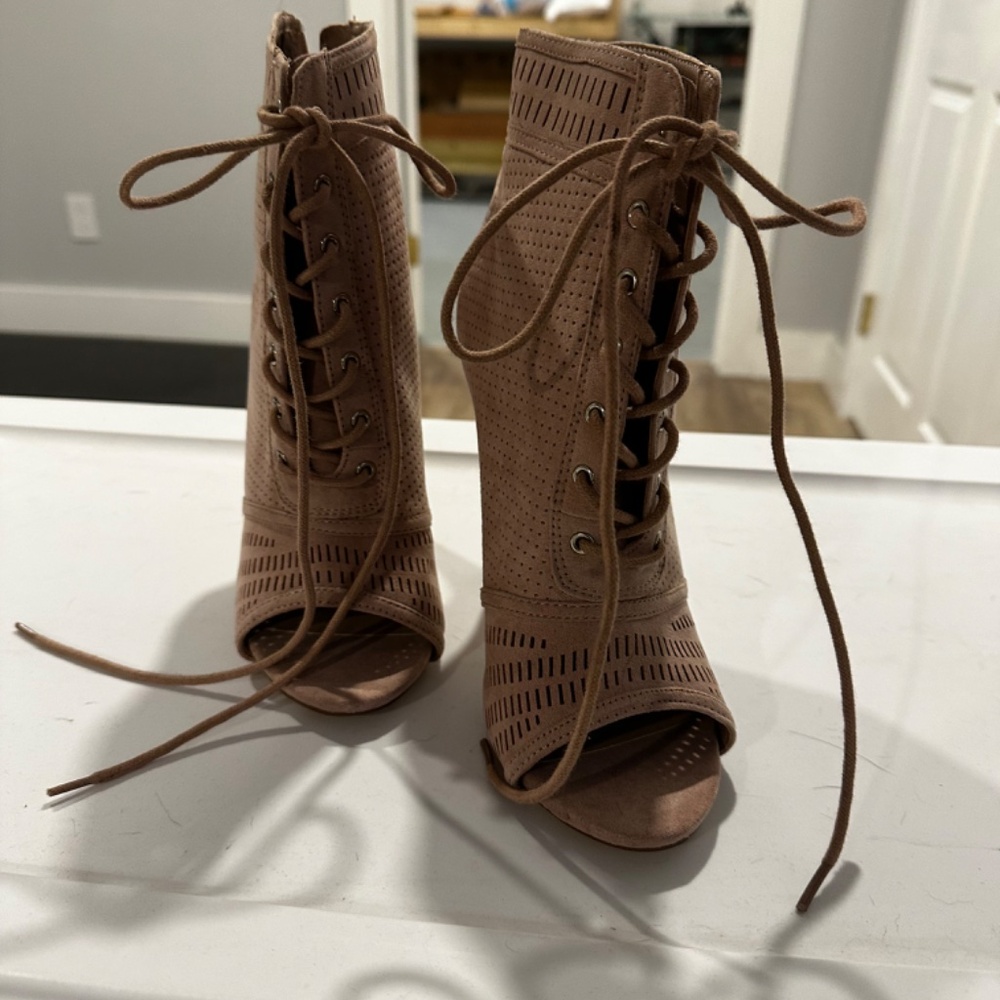 Justfab Blush Pink Stiletto Heels